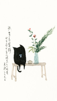艺术家张乐陆作品 孤芳自赏