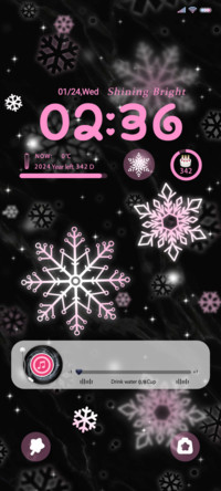 Pink Snowflake