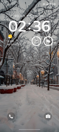 下雪啦