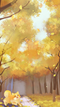 Mountains and rivers in autumn