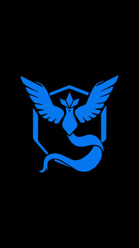 Team mystic black and blue