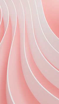 Pink creative curved surface