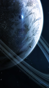 宇宙中的行星环