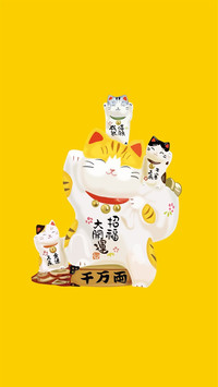 卡通可爱招财猫