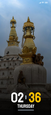 Temple With Statue