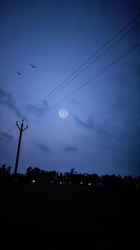 The night sky of india's villages.
