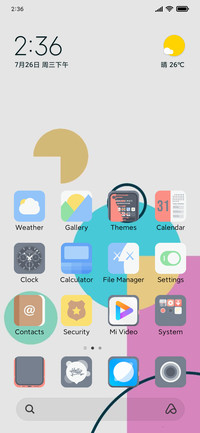 Droid pastel M14