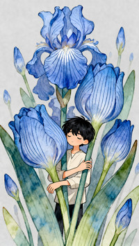 Blue flower and youth 2