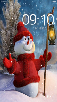 Christmas snowfall