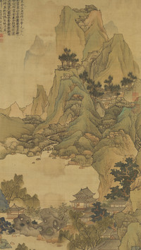 古代山水画中的奥秘