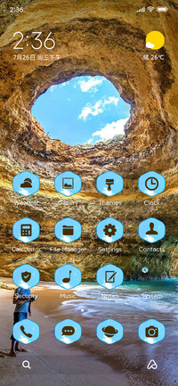 beach cave