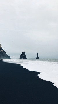Iceland's black sand beach