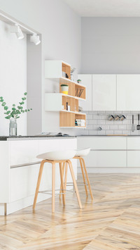 Open kitchen and dining room 71