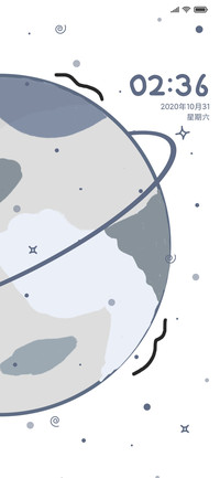 旋转行星