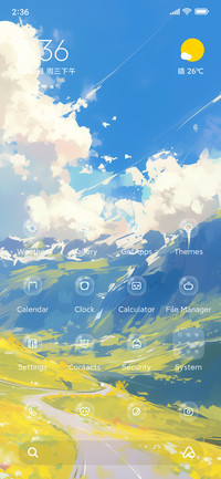 Oil painting sky