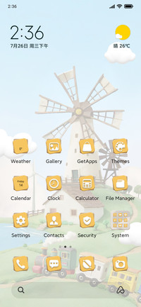 Clay windmill