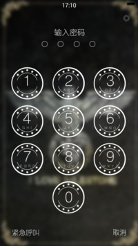 复古纹章【ios密码界面+滑动解锁+音乐界面】