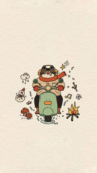 治愈系简笔插画-锐景创意