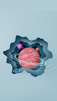 Simple creative illustration background