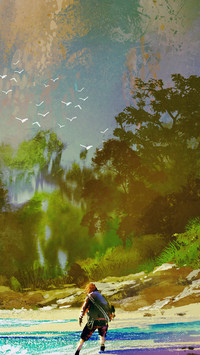 People in the jungle