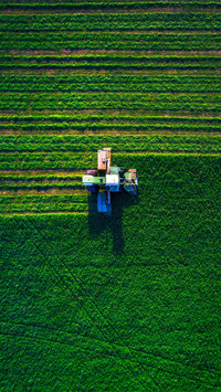 Beautiful view of the farmland