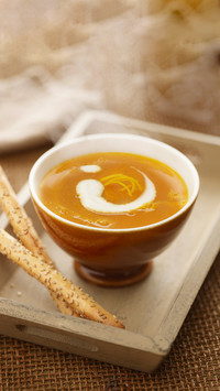 Carrot and orange soup