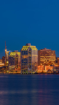 Panorama of Halifax Nova Scotia at night