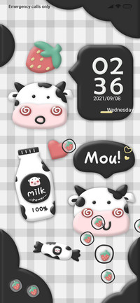 Clay wind cow