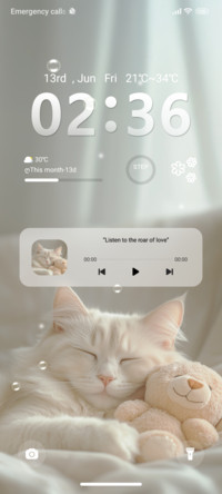 White big cat