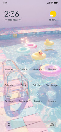 Pink pool