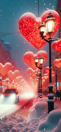 华尔街大雪夜