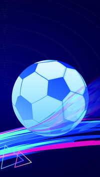 Football on a gradient background