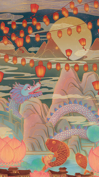 The guanshan lake lantern festival officially lights up