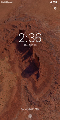 Stock Android Pie