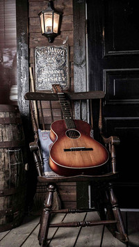 Guitar on Chair