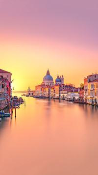 Santa Maria della Salute church landmark at sunrise