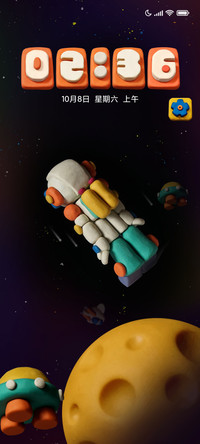 风吹太空人 粘土风