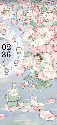 海棠花下的约会