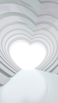 Heartshaped modern architecture
