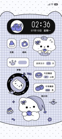 可爱蓝莓猫猫
