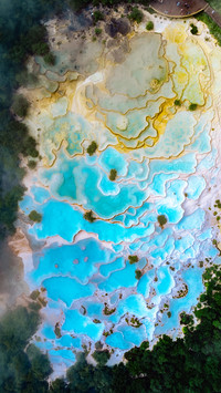 The natural and dazzling masterpiece of the fivecolored