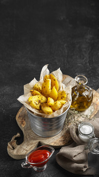 You can eat French fries without going out 1
