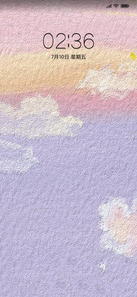 紫色天空