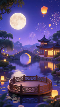 中秋节-锐景创意