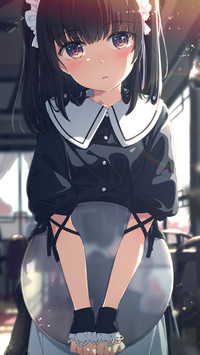 羞涩美少女