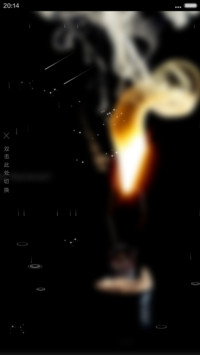 4D动态锁屏流星雨滴充电特效3D壁纸重力滚动-烟雾缭绕之间
