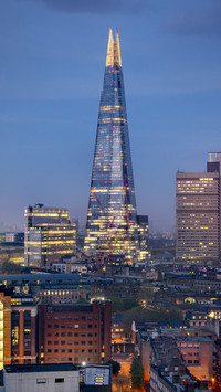 The bustling and quiet city of london