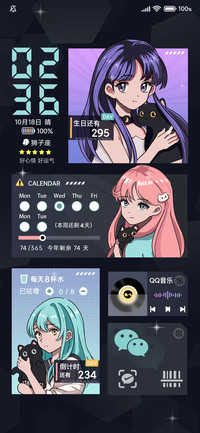 二次元黑甜猫咪少女