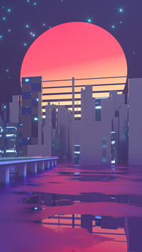 Creative minimalist wallpaper