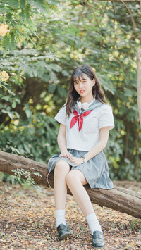 森系少女有魅力